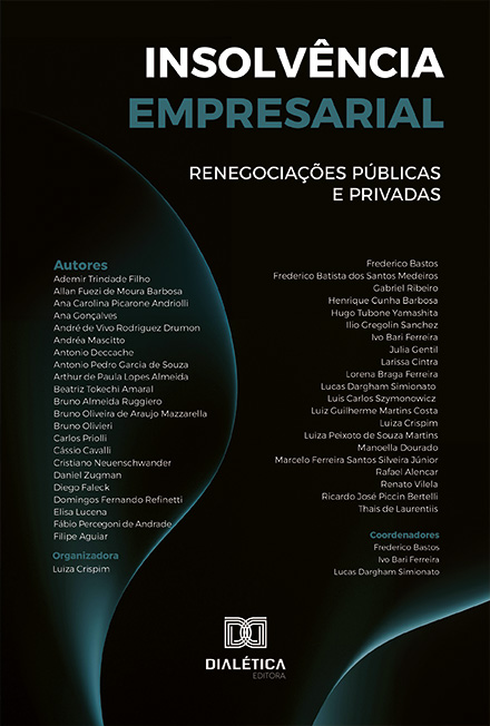 Capa do livro Insolvência Empresarial: Renegociações Públicas e Privadas